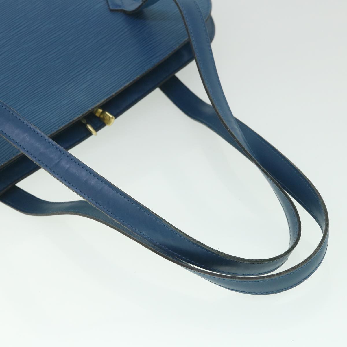 LOUIS VUITTON Epi Lussac Shoulder Bag Blue M52285 LV Auth ep1934