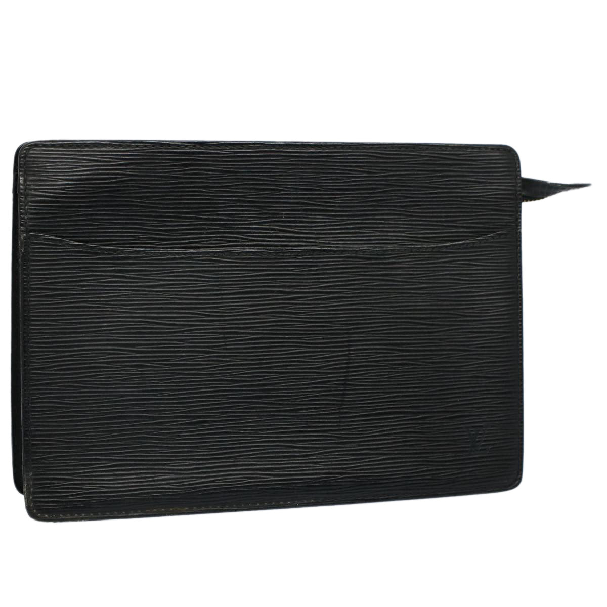 LOUIS VUITTON Epi Pochette Homme Clutch Bag Black M52522 LV Auth ep1941