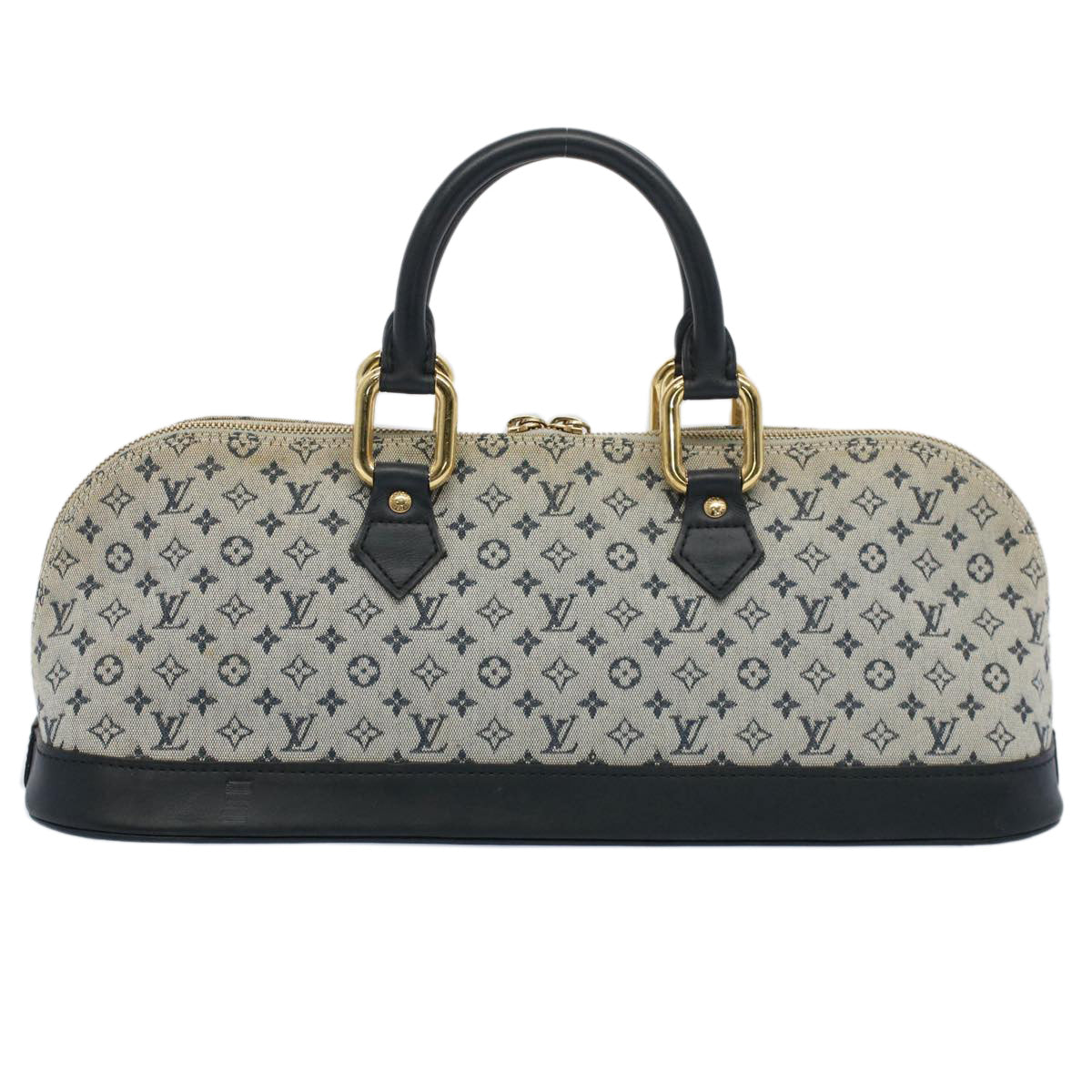 LOUIS VUITTON Monogram Mini Alma Ron Hand Bag Blue M92205 LV Auth ep1952 - 0