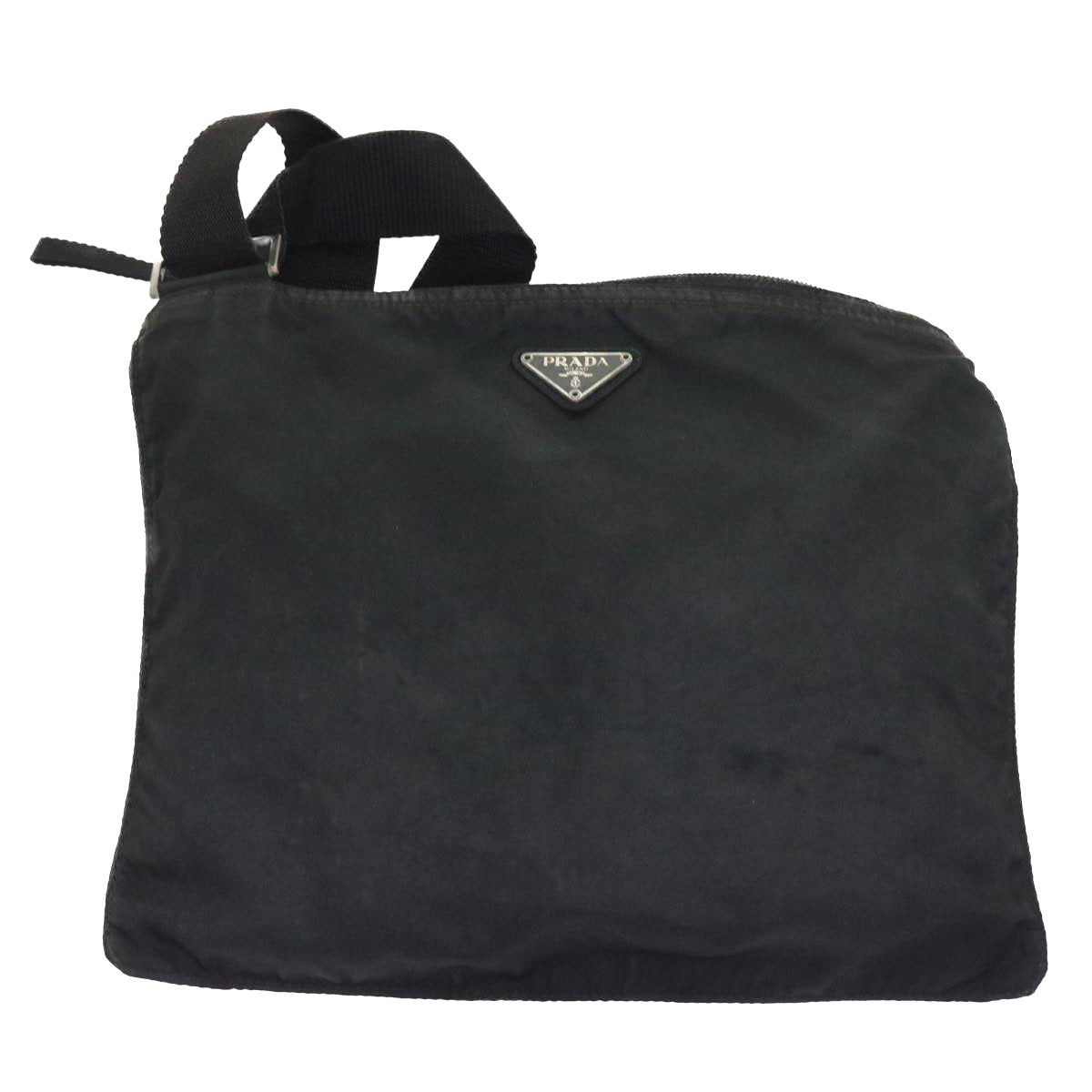 PRADA Shoulder Bag Nylon Black Auth ep1956 - 0