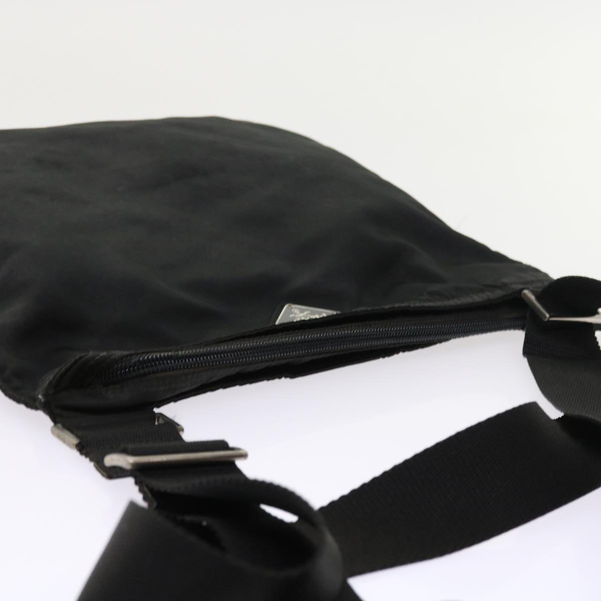 PRADA Shoulder Bag Nylon Black Auth ep1956