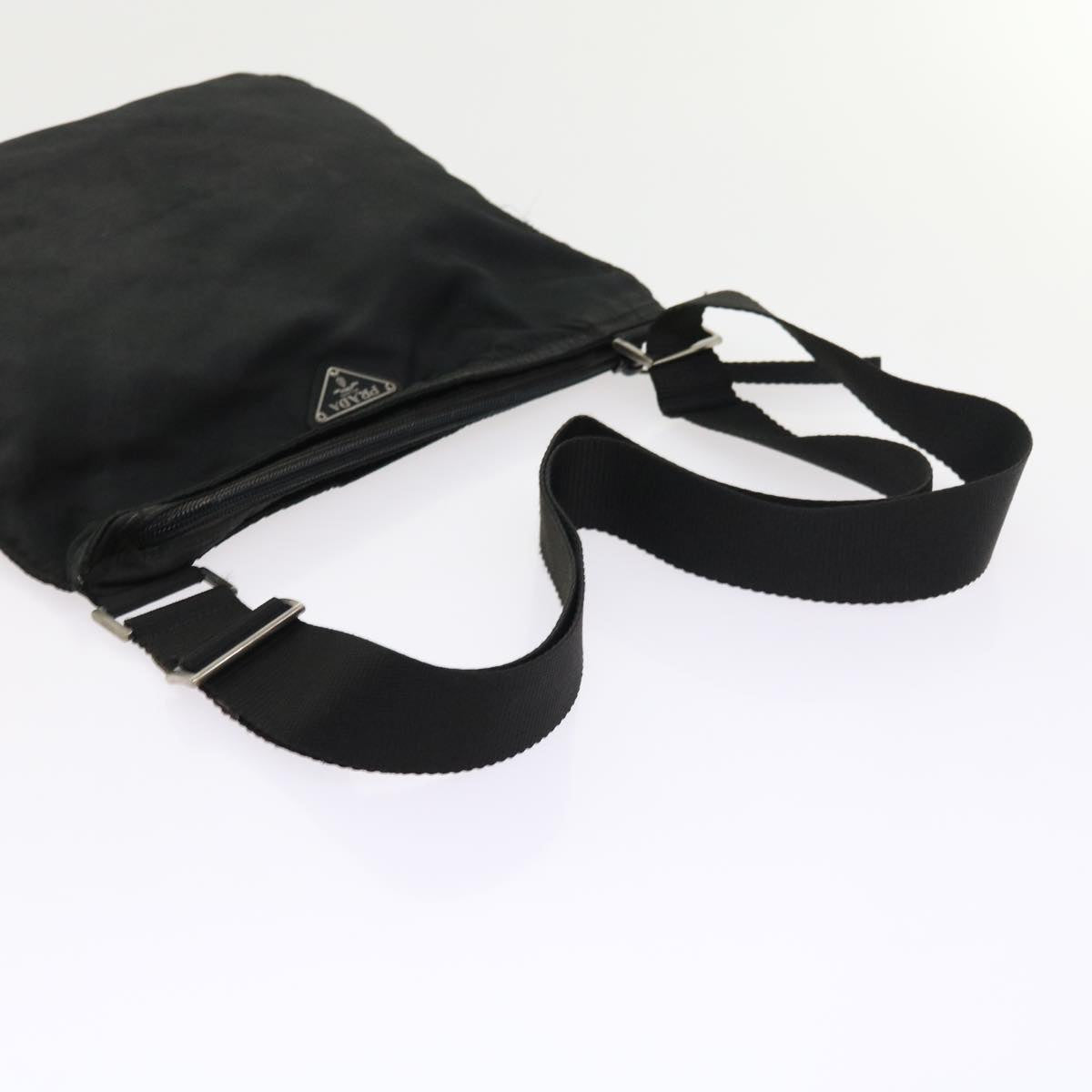 PRADA Shoulder Bag Nylon Black Auth ep1956