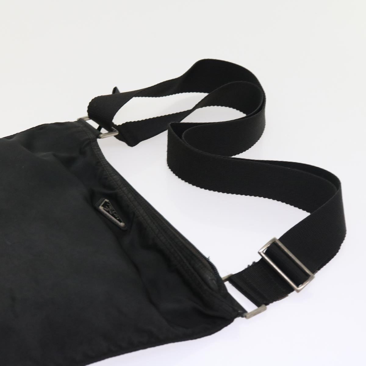 PRADA Shoulder Bag Nylon Black Auth ep1956