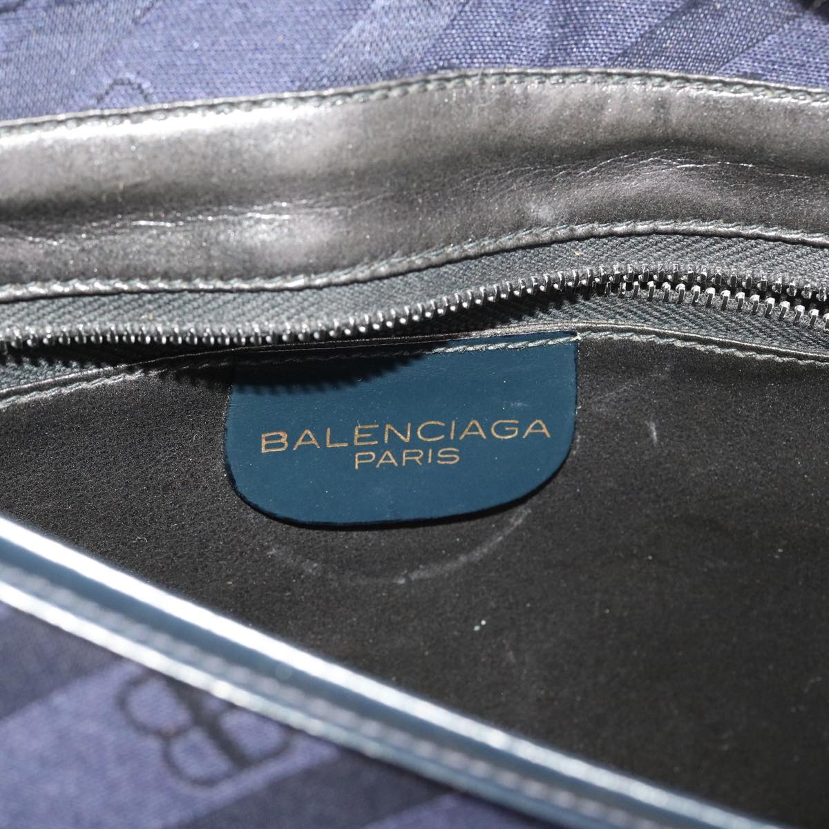 BALENCIAGA Shoulder Bag Canvas Navy Auth ep1966