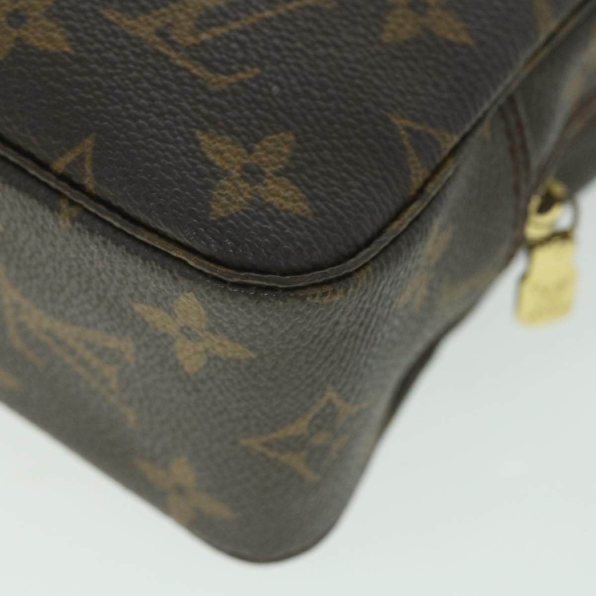 LOUIS VUITTON Monogram Trousse Toilette 23 Clutch Bag M47524 LV Auth ep2064