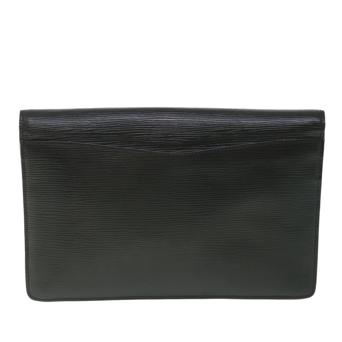 LOUIS VUITTON Epi Montaigne 27 Clutch Bag Black M52652 LV Auth ep2068 - 0