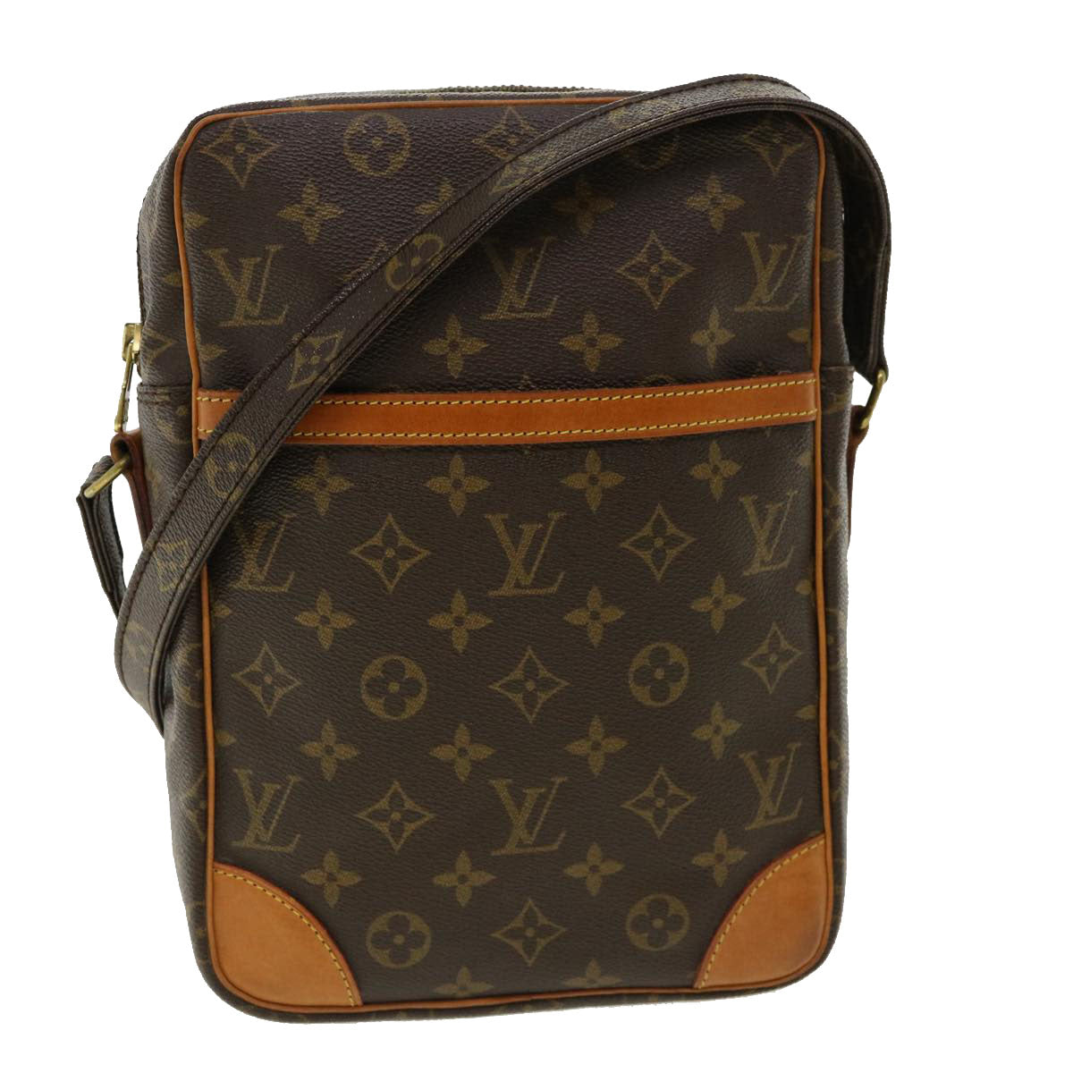 LOUIS VUITTON Monogram DanubeMM Shoulder Bag M45264 LV Auth ep207