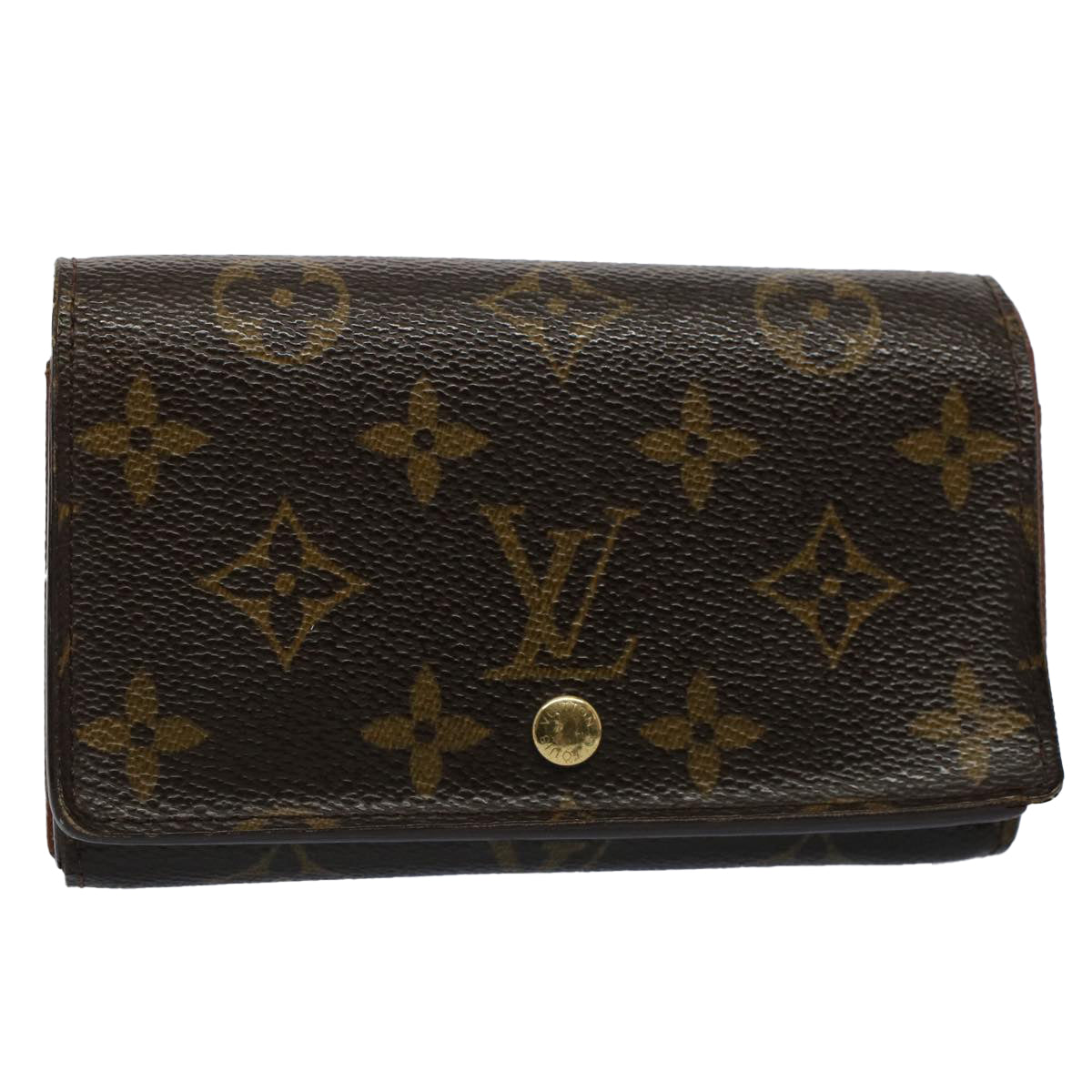 LOUIS VUITTON Monogram Porte Monnaie Zip Long Wallet M61727 LV Auth ep2076