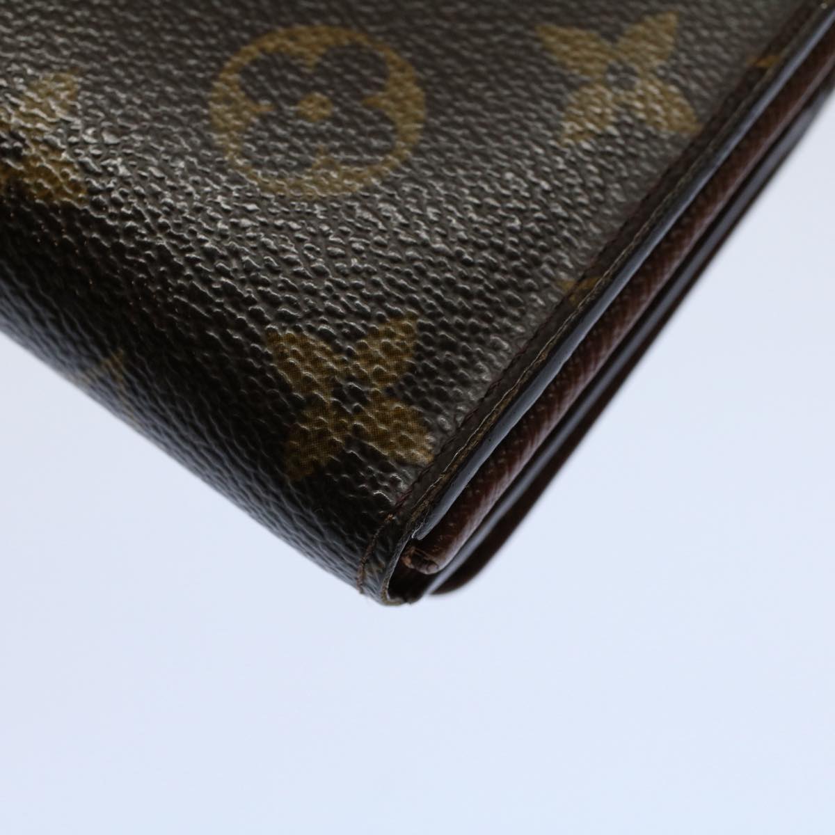 LOUIS VUITTON Monogram Porte Monnaie Zip Long Wallet M61727 LV Auth ep2076