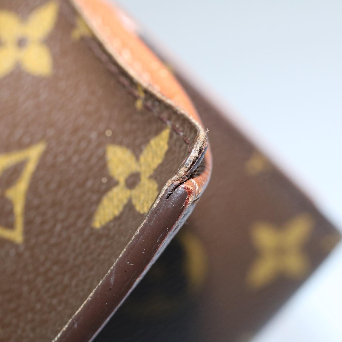 LOUIS VUITTON Monogram Porte Monnaie Zip Long Wallet M61727 LV Auth ep2076