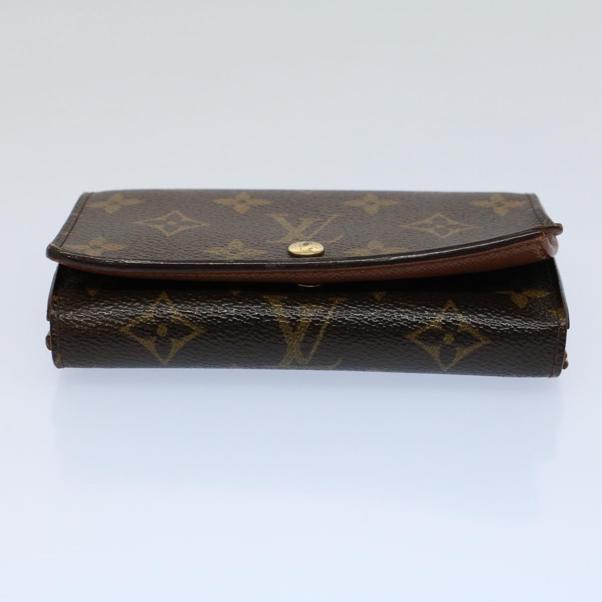 LOUIS VUITTON Monogram Porte Monnaie Zip Long Wallet M61727 LV Auth ep2076