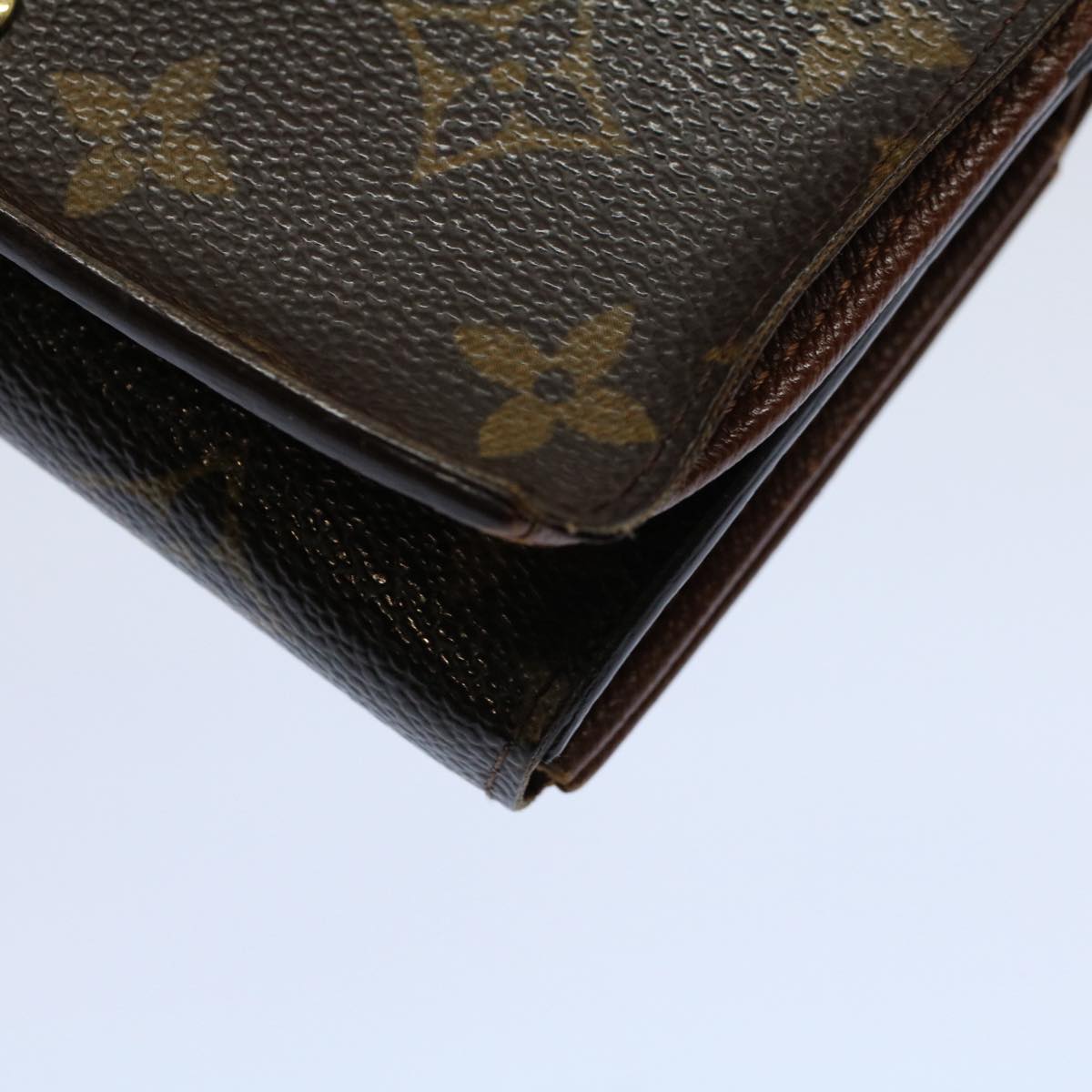 LOUIS VUITTON Monogram Porte Monnaie Zip Long Wallet M61727 LV Auth ep2076