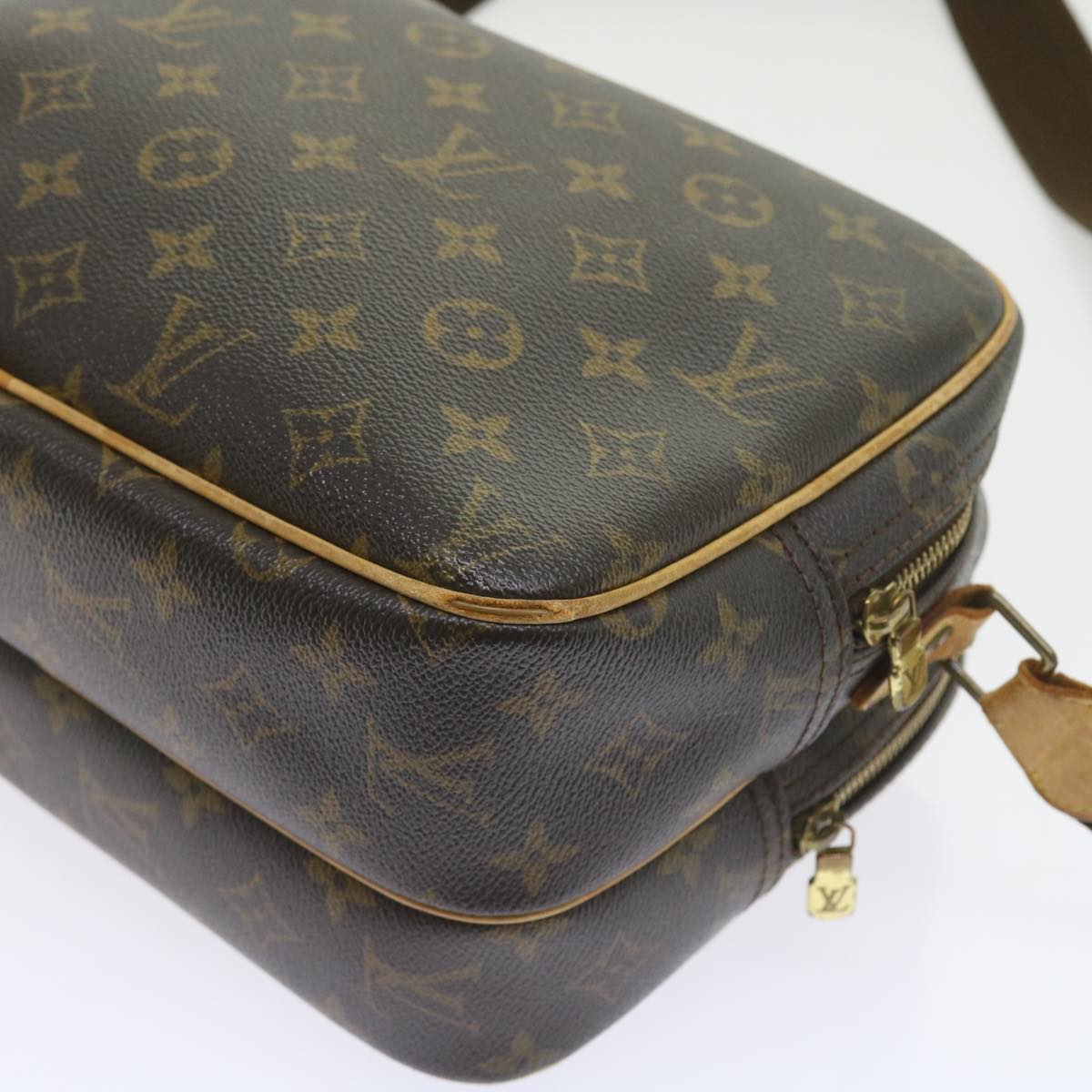 LOUIS VUITTON Monogram Reporter PM Shoulder Bag M45254 LV Auth ep2092