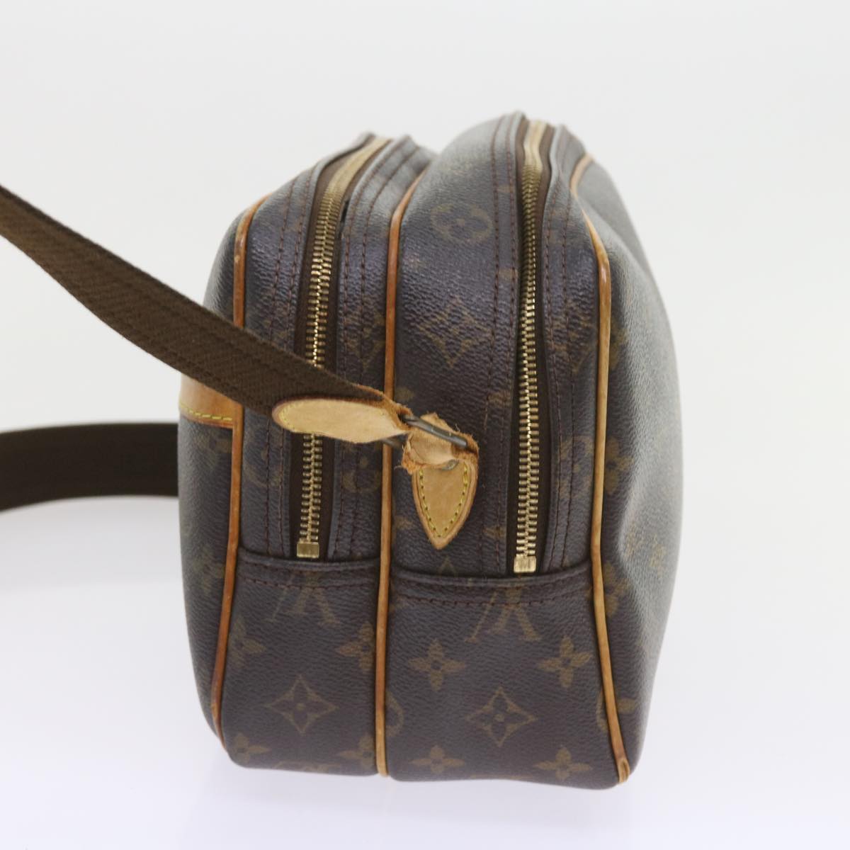 LOUIS VUITTON Monogram Reporter PM Shoulder Bag M45254 LV Auth ep2092