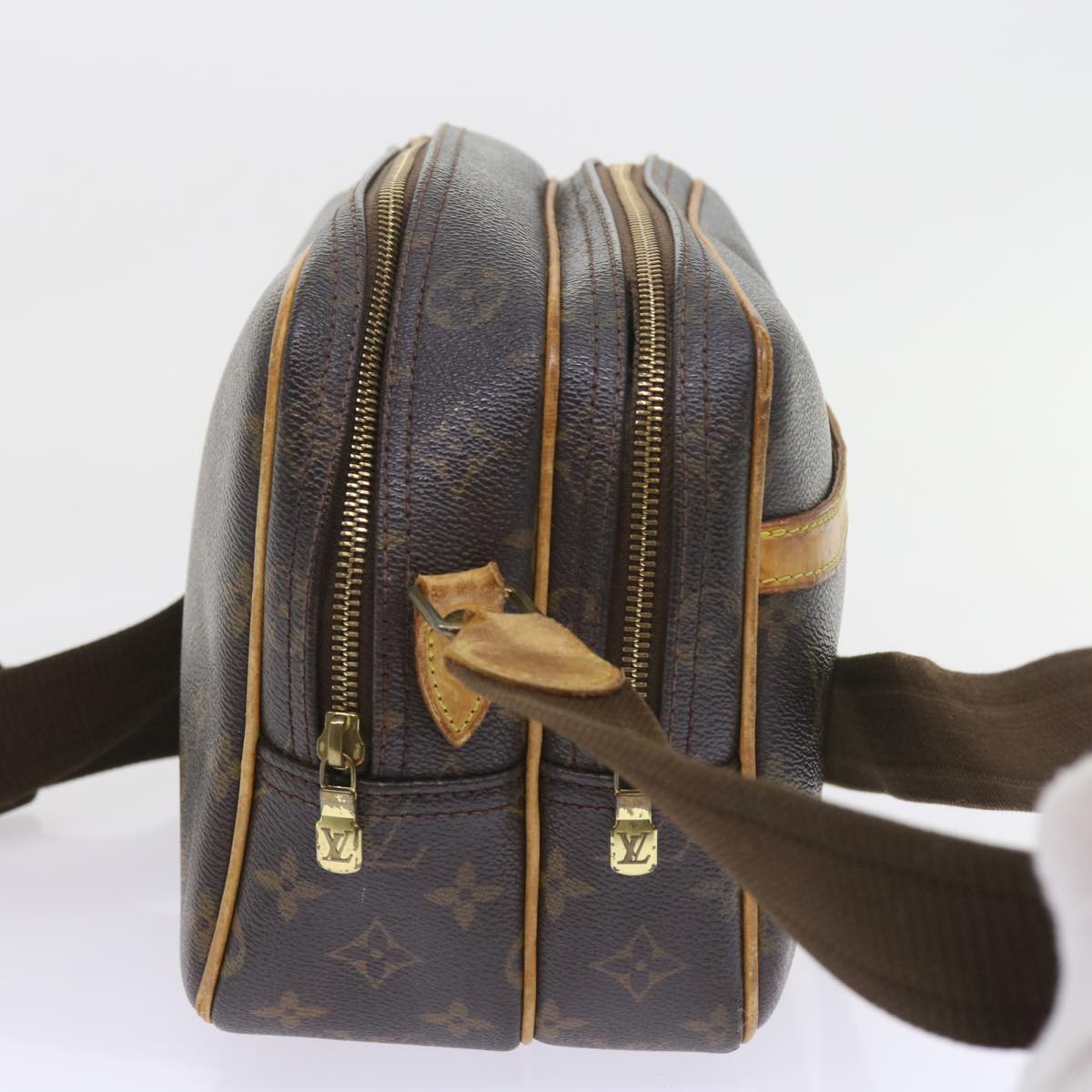 LOUIS VUITTON Monogram Reporter PM Shoulder Bag M45254 LV Auth ep2092