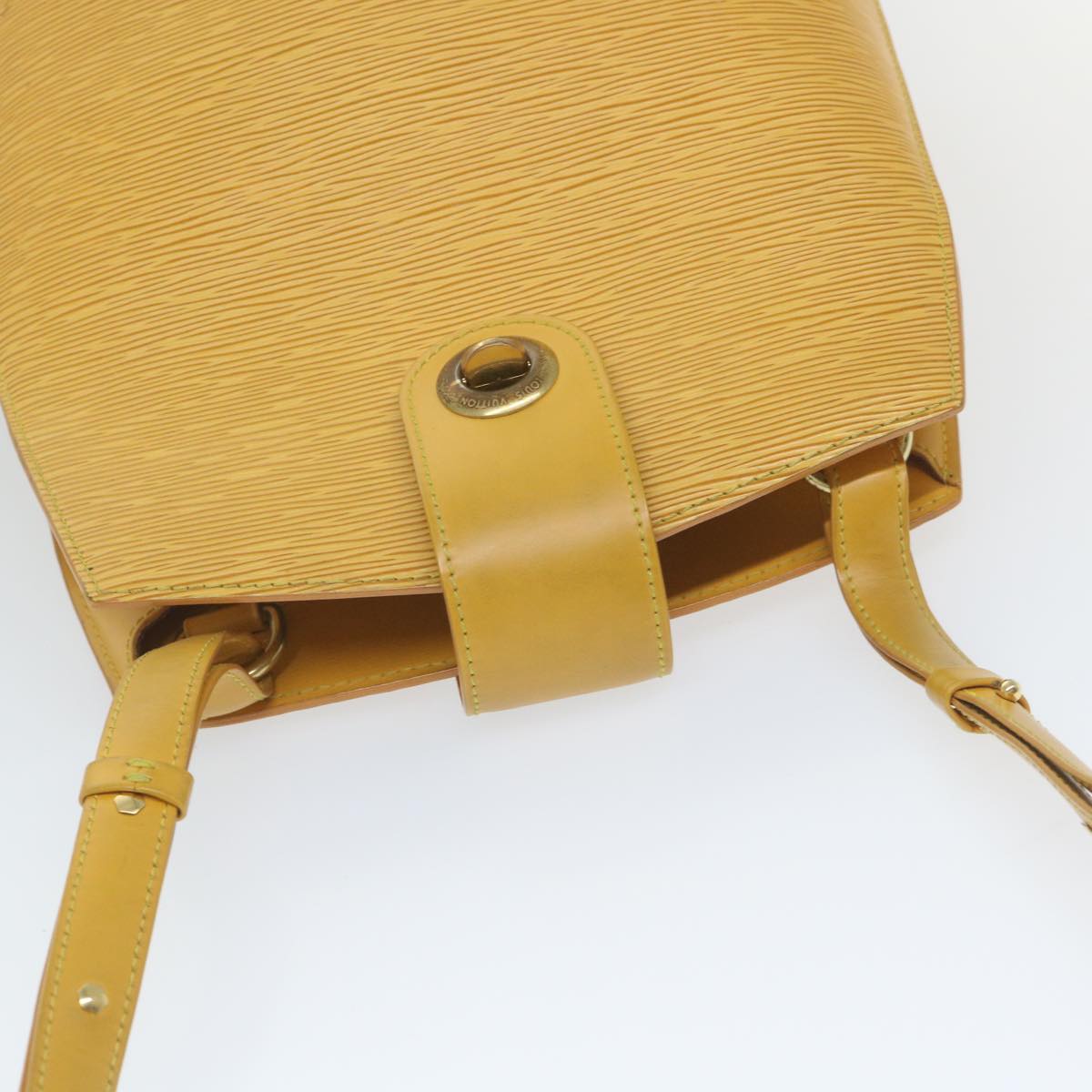 LOUIS VUITTON Epi Cluny Shoulder Bag Yellow M52259 LV Auth ep2094