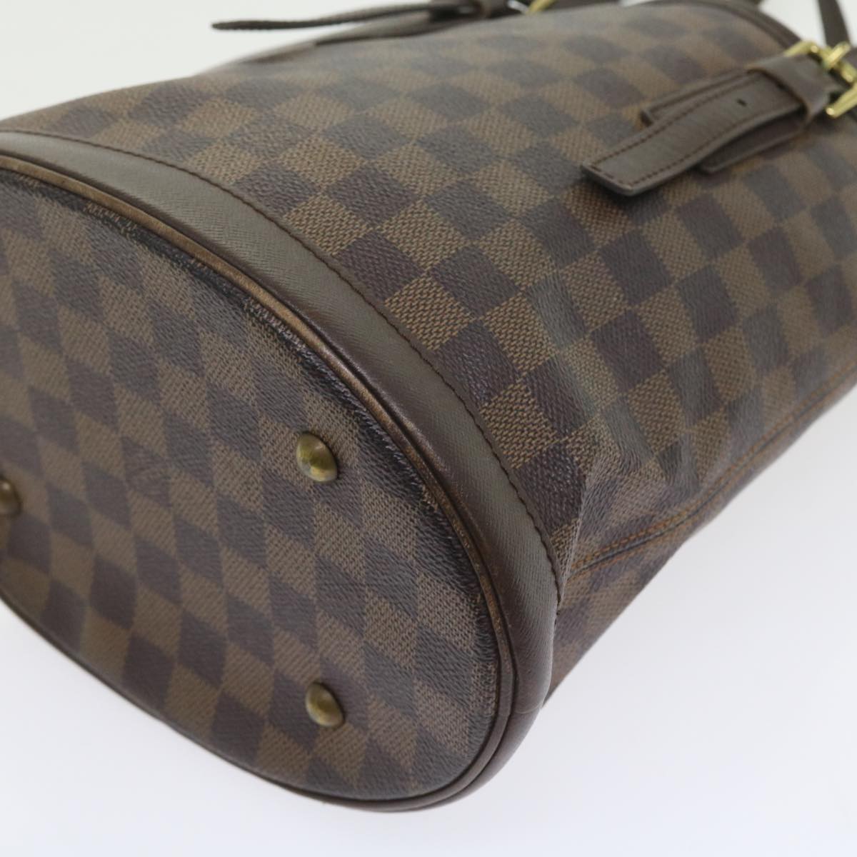 LOUIS VUITTON Damier Ebene Marais Shoulder Bag N42240 LV Auth ep2106