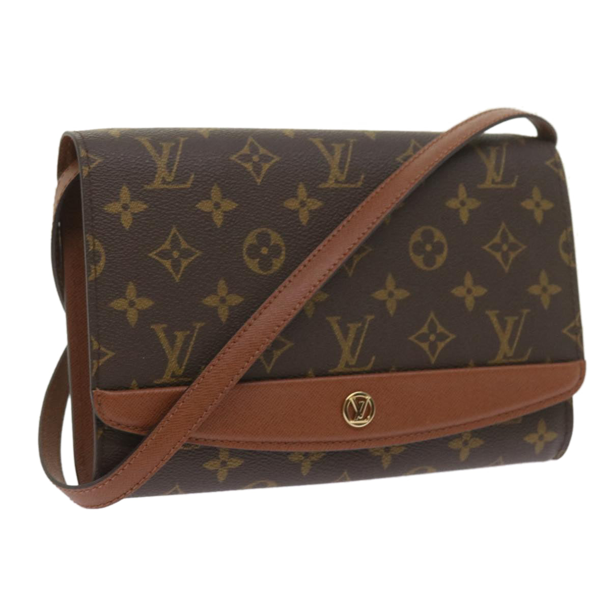 LOUIS VUITTON Monogram Bordeaux 24 Shoulder Bag M51798 LV Auth ep2114