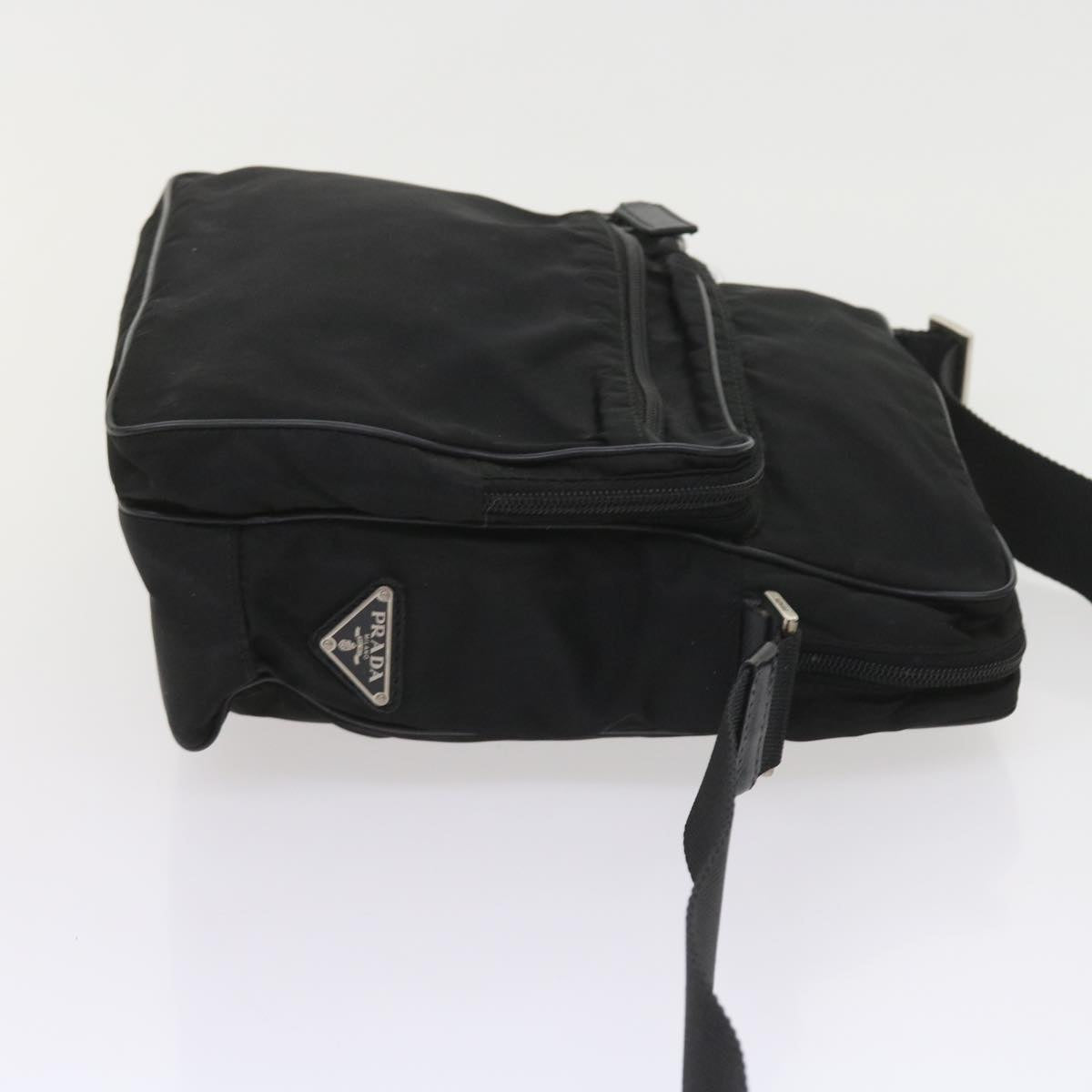 PRADA Shoulder Bag Nylon Black Auth ep2120