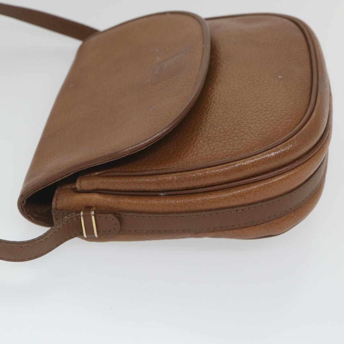 Burberrys Shoulder Bag Leather Brown Auth ep2154