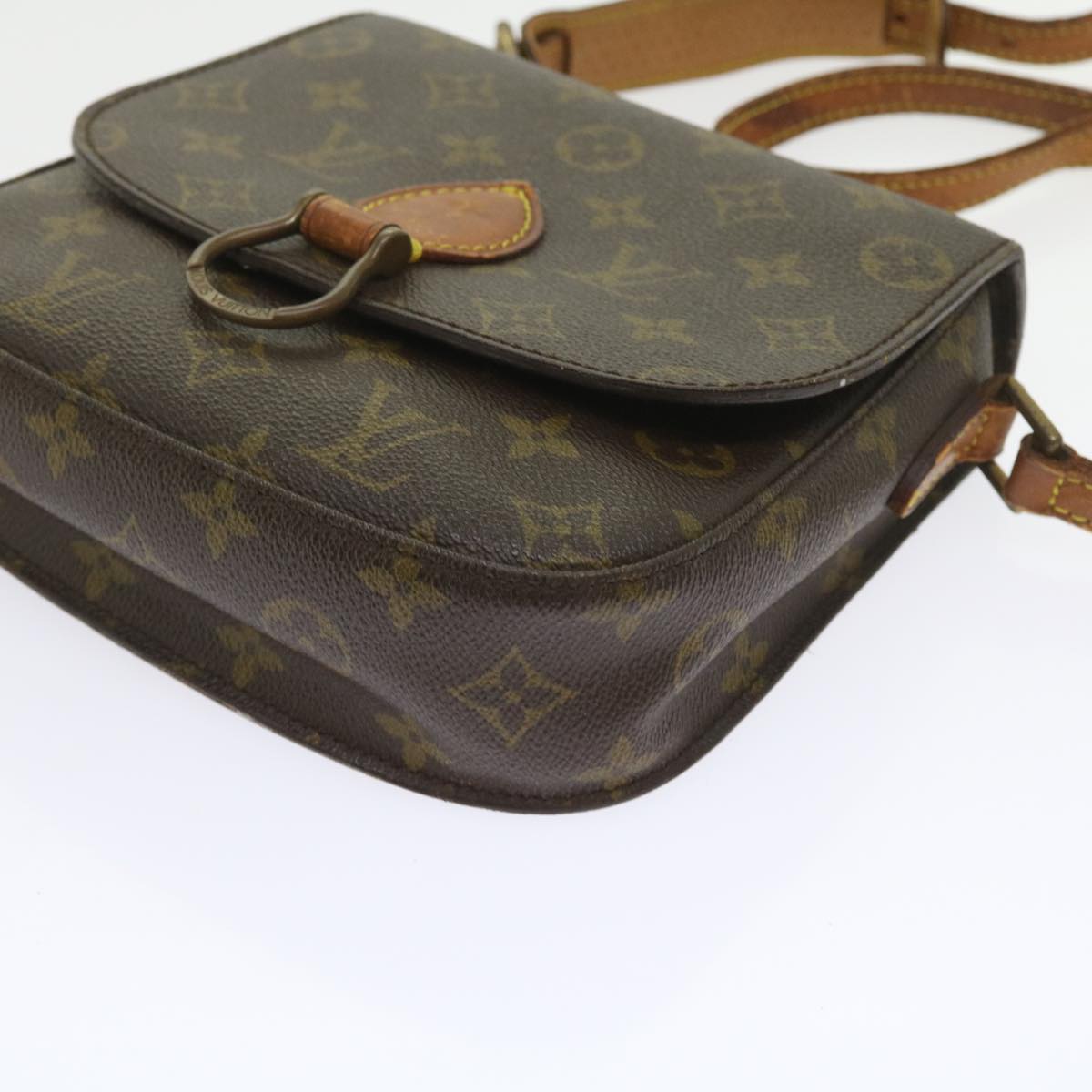 LOUIS VUITTON Monogram Saint Cloud MM Shoulder Bag M51243 LV Auth ep2158