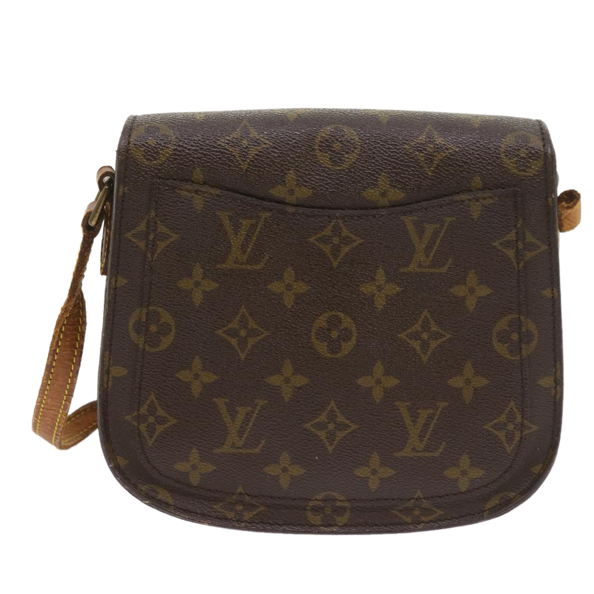 LOUIS VUITTON Monogram Saint Cloud MM Shoulder Bag M51243 LV Auth ep2158