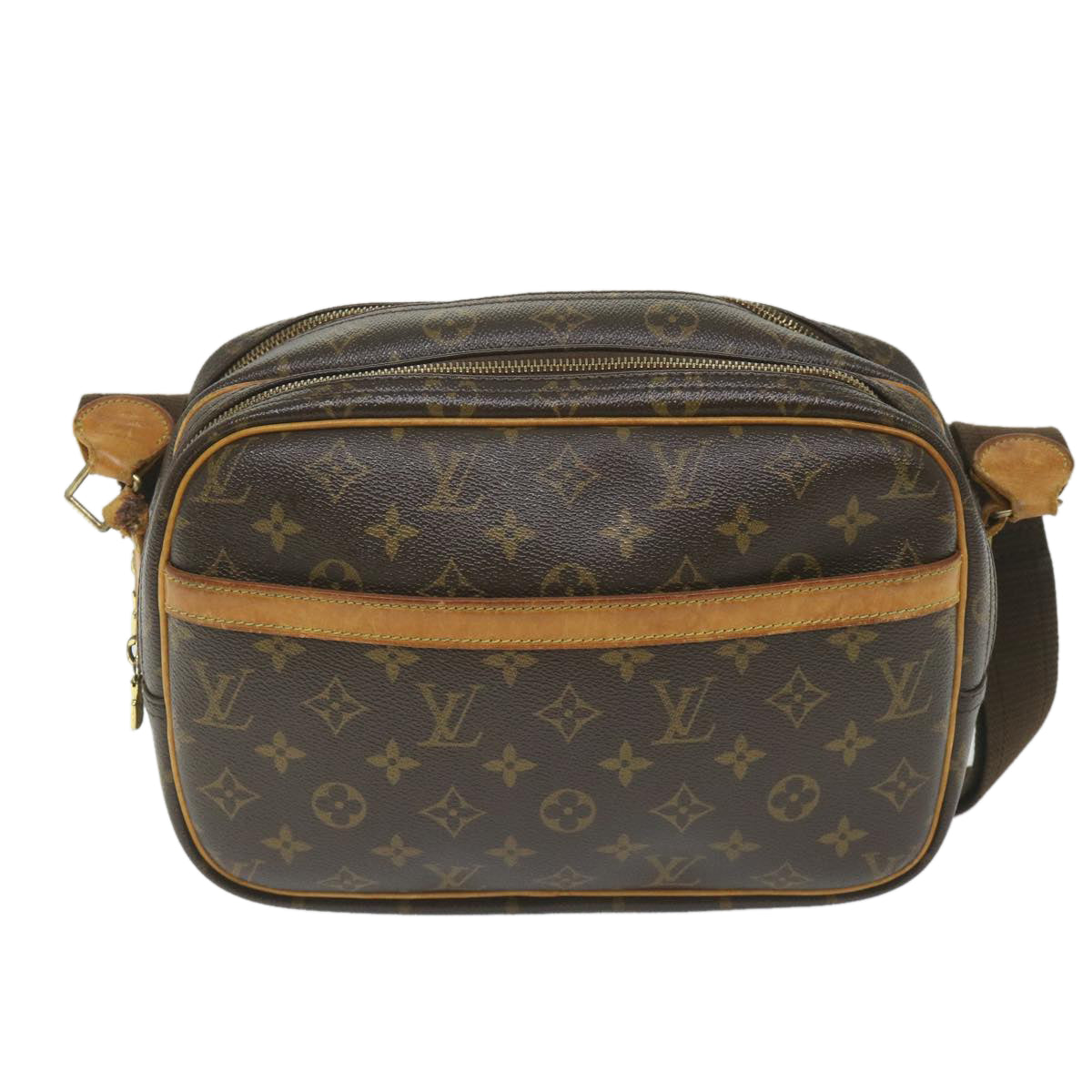 LOUIS VUITTON Monogram Reporter PM Shoulder Bag M45254 LV Auth ep2159