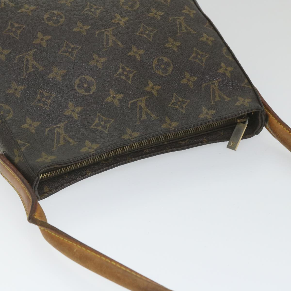 LOUIS VUITTON Monogram Looping MM Shoulder Bag M51146 LV Auth ep2174