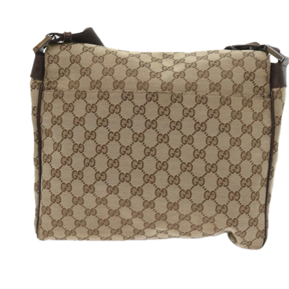 GUCCI GG Canvas Shoulder Bag Beige 146236 Auth ep2201 - 0