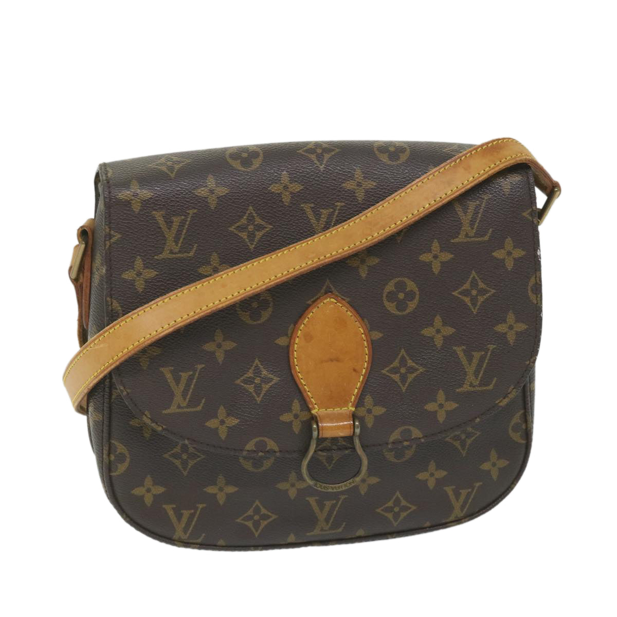 LOUIS VUITTON Monogram Saint Cloud GM Shoulder Bag M51242 LV Auth ep2222