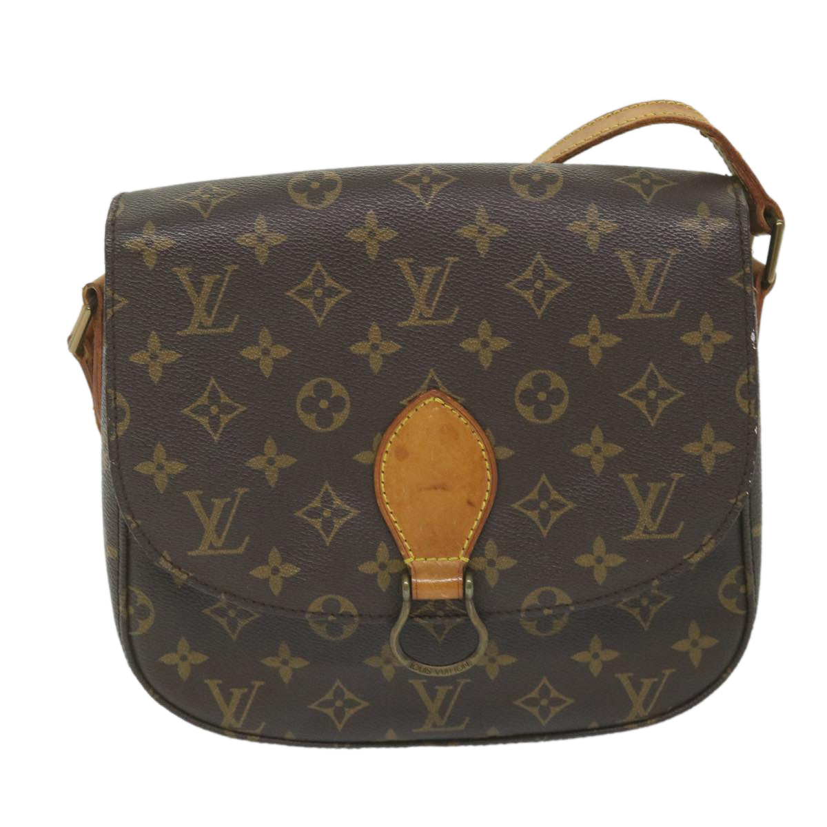 LOUIS VUITTON Monogram Saint Cloud GM Shoulder Bag M51242 LV Auth ep2222