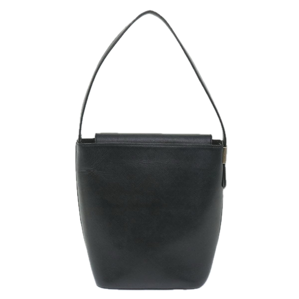 Burberrys Shoulder Bag Leather Black Auth ep2237 - 0
