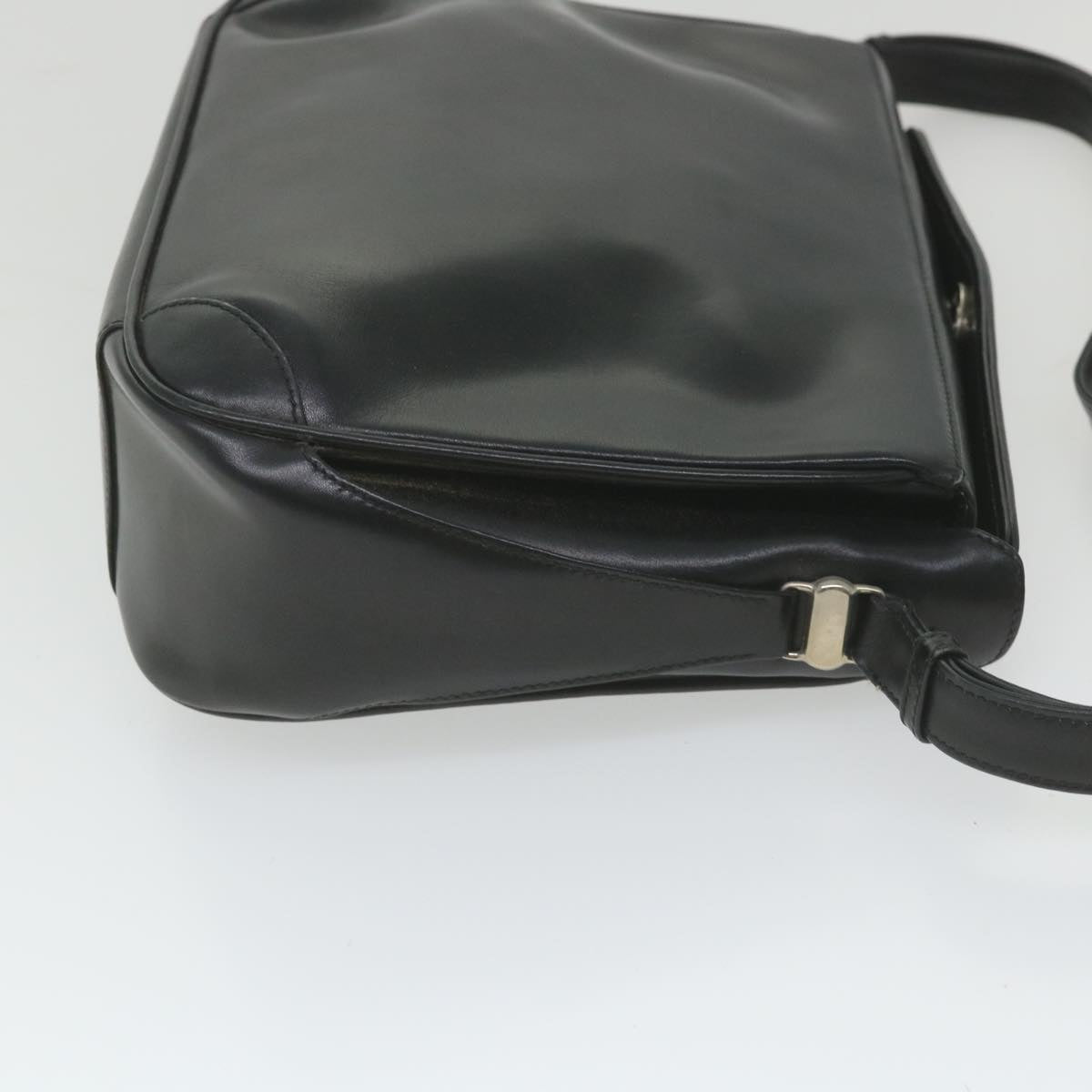 GUCCI Shoulder Bag Leather Black 406 001 2007 Auth ep2256