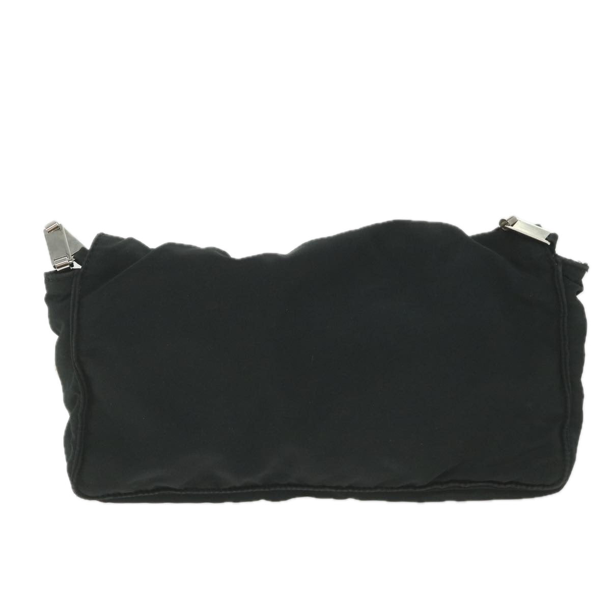 BOTTEGAVENETA Chain Shoulder Bag Nylon Black Auth ep2258 - 0