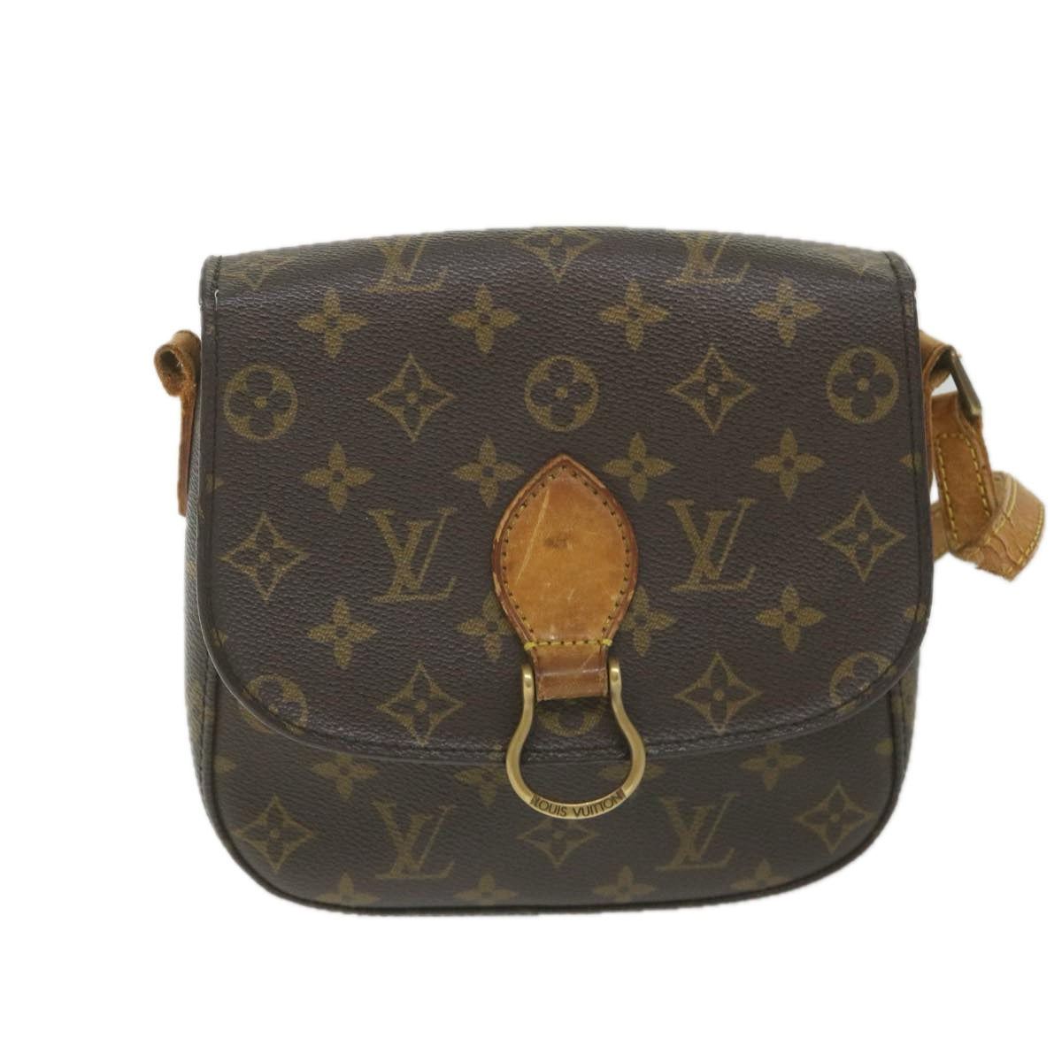 LOUIS VUITTON Monogram Saint Cloud MM Shoulder Bag M51243 LV Auth ep2264