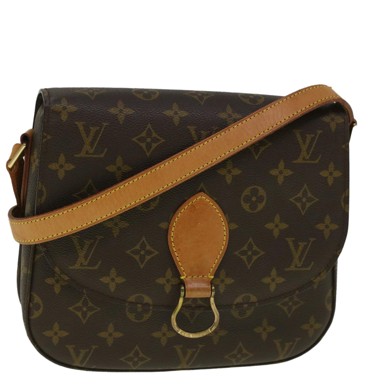 LOUIS VUITTON Monogram Saint Cloud GM Shoulder Bag M51242 LV Auth ep2266