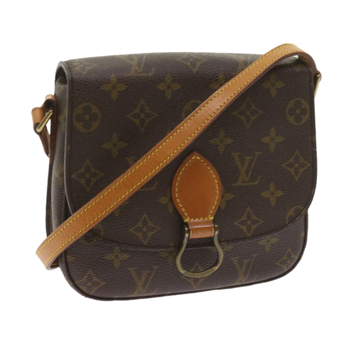 LOUIS VUITTON Monogram Saint Cloud MM Shoulder Bag M51243 LV Auth ep2373