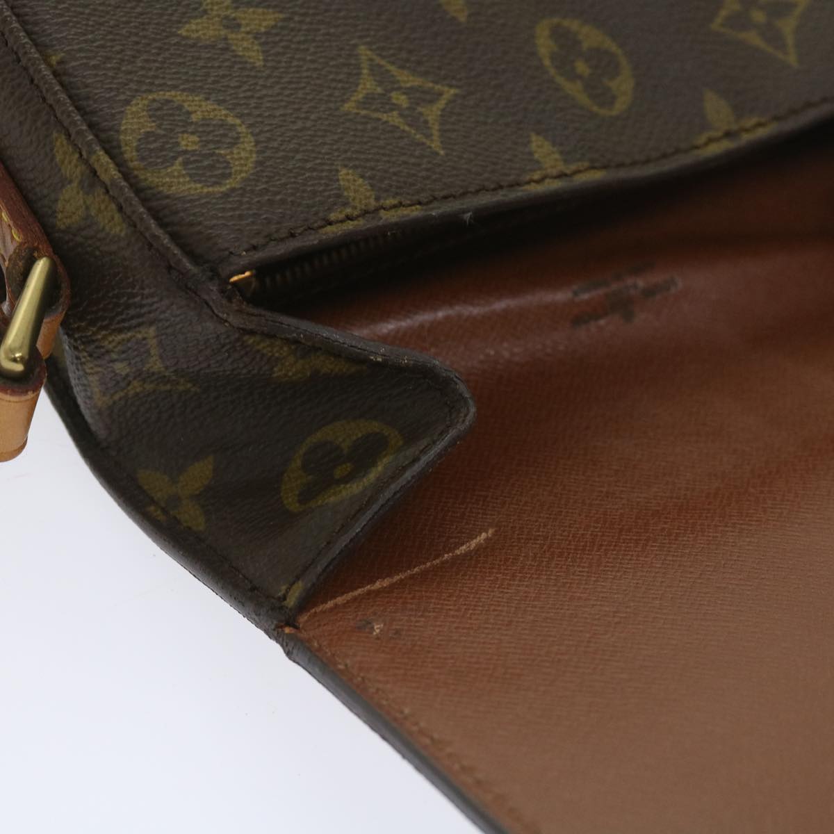 LOUIS VUITTON Monogram Saint Cloud MM Shoulder Bag M51243 LV Auth ep2373