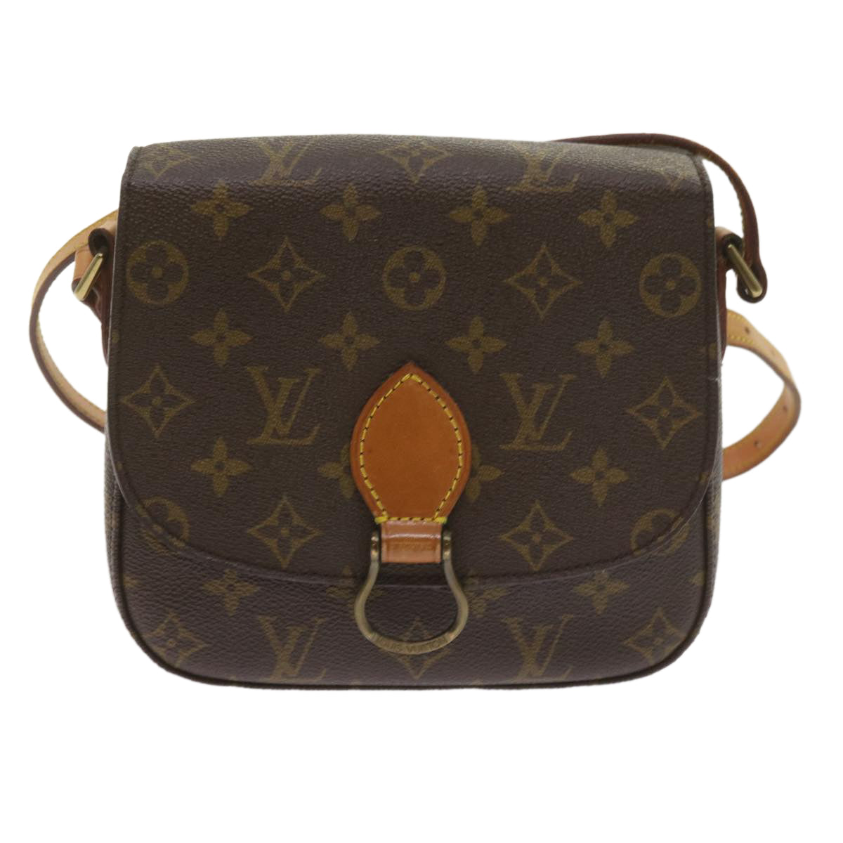 LOUIS VUITTON Monogram Saint Cloud MM Shoulder Bag M51243 LV Auth ep2373