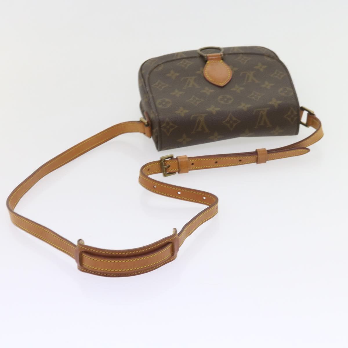 LOUIS VUITTON Monogram Saint Cloud MM Shoulder Bag M51243 LV Auth ep2373