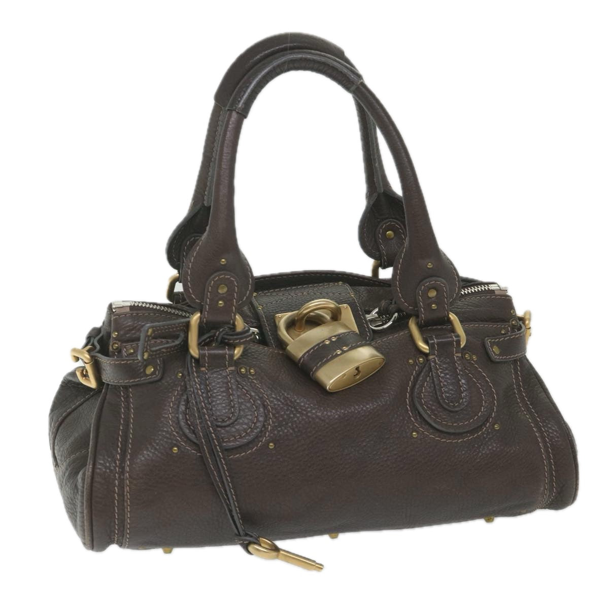 Chloe Paddington Hand Bag Leather Brown 02 11 51 5276 Auth ep2377