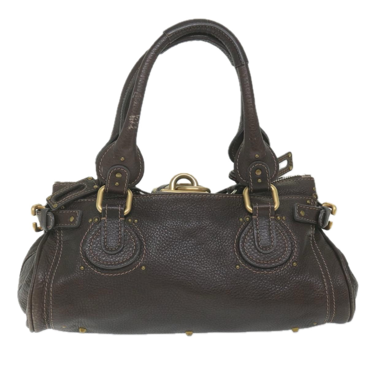 Chloe Paddington Hand Bag Leather Brown 02 11 51 5276 Auth ep2377 - 0