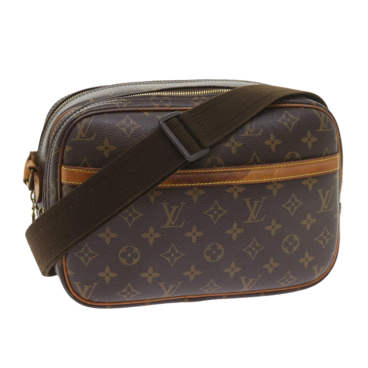 LOUIS VUITTON Monogram Reporter PM Shoulder Bag M45254 LV Auth ep2381