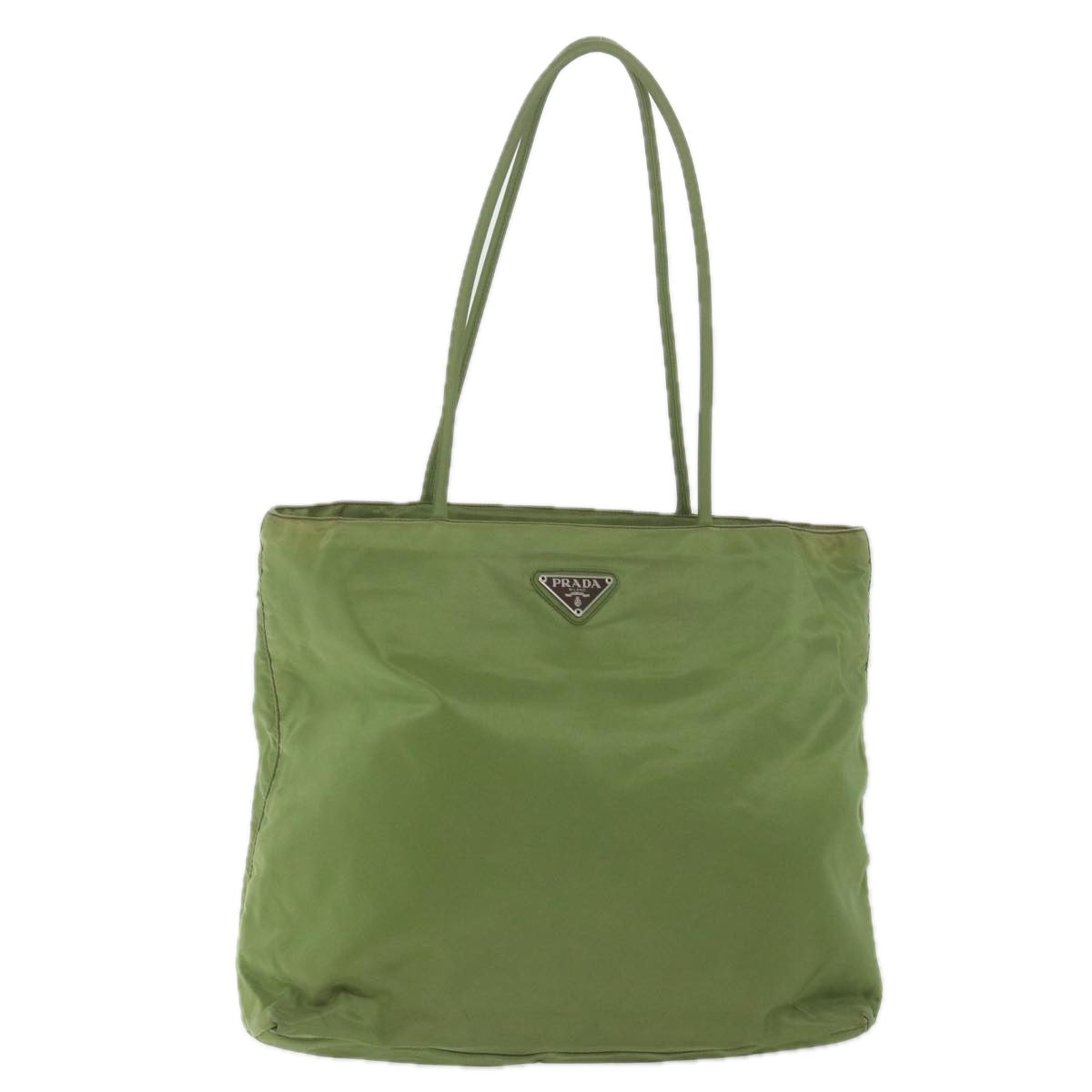 PRADA Shoulder Bag Nylon Khaki Auth ep2397 - 0