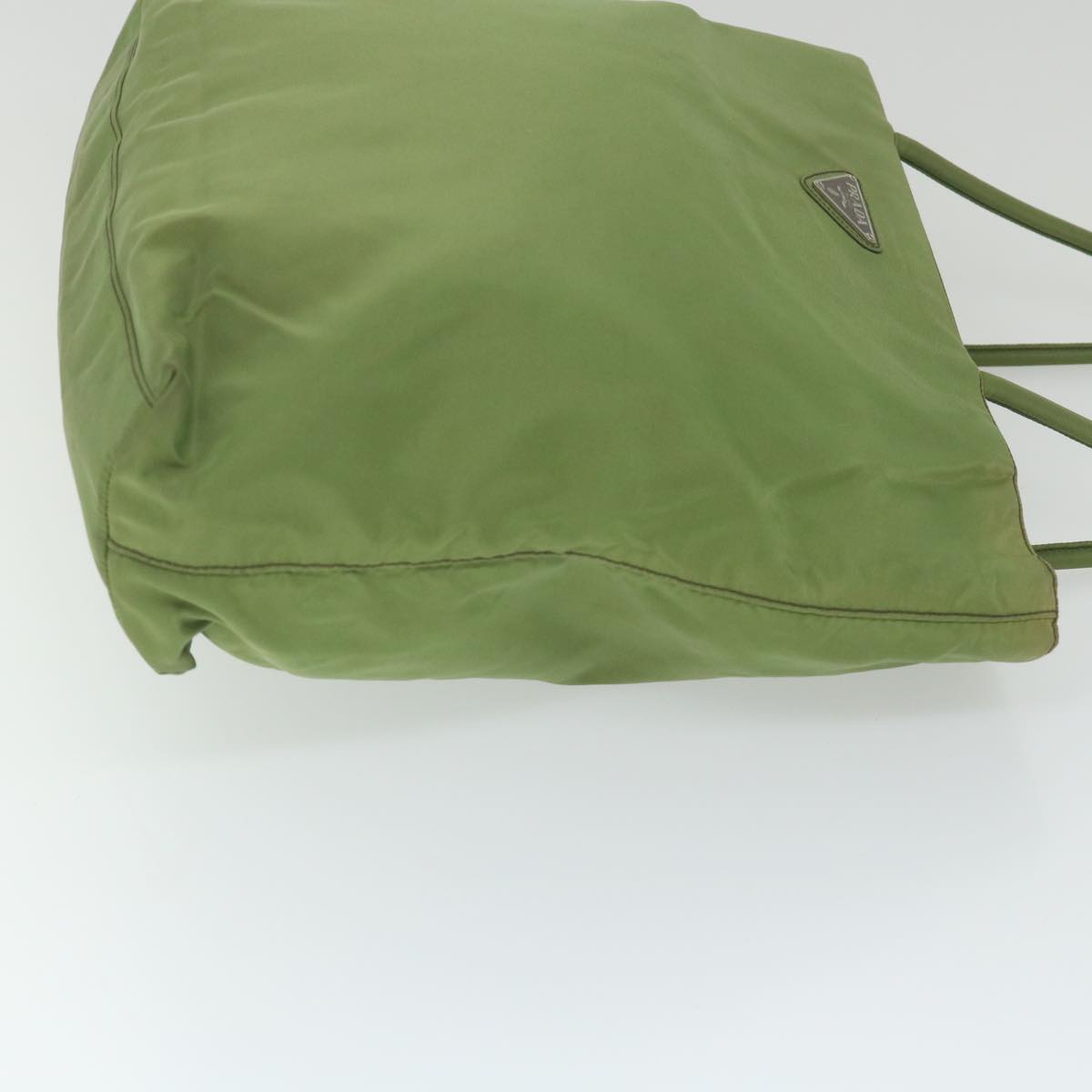 PRADA Shoulder Bag Nylon Khaki Auth ep2397