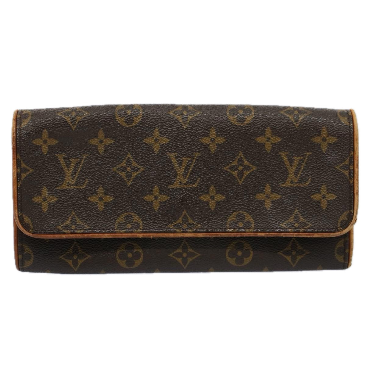 LOUIS VUITTON Monogram Pochette Twin GM Shoulder Bag M51852 LV Auth ep2407