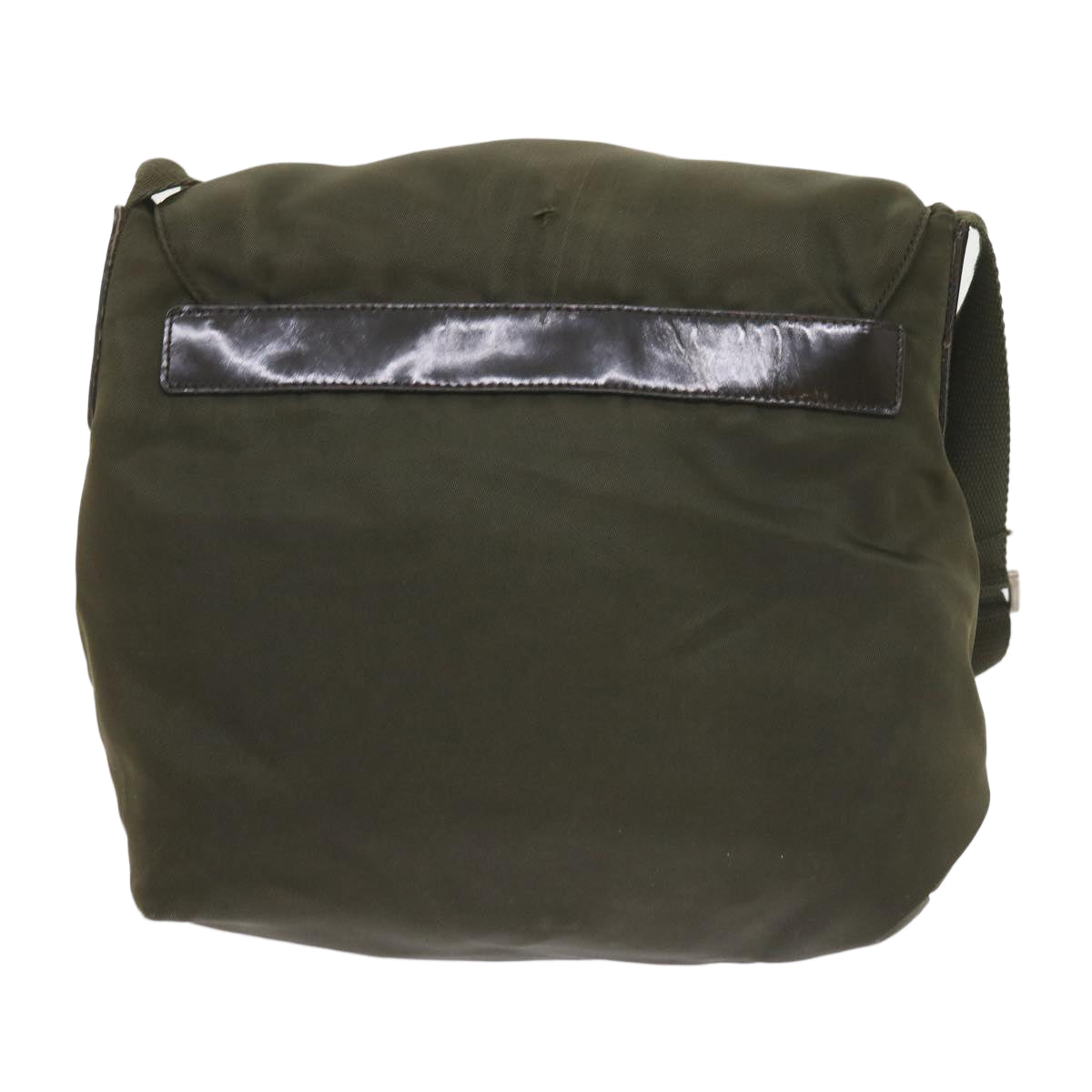 PRADA Shoulder Bag Nylon Khaki Auth ep2477 - 0