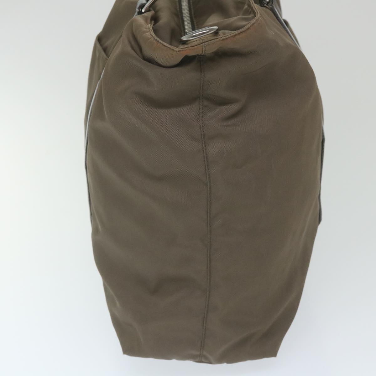 PRADA Hand Bag Nylon 2way Brown Auth ep2483