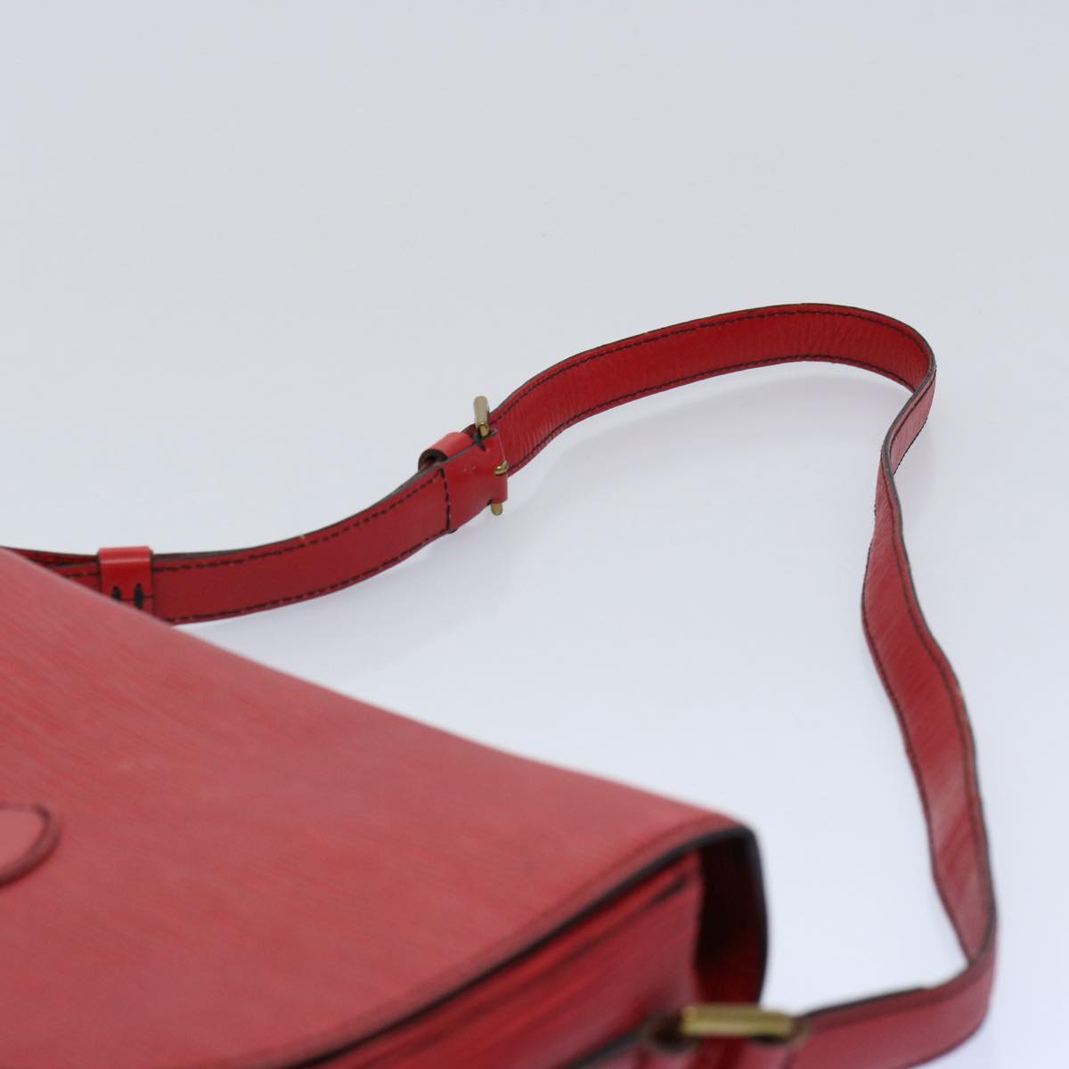 LOUIS VUITTON Epi Saint Cloud GM Shoulder Bag Red M52197 LV Auth ep2502