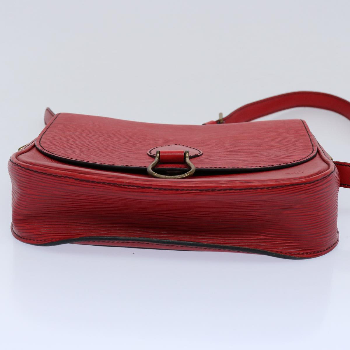 LOUIS VUITTON Epi Saint Cloud GM Shoulder Bag Red M52197 LV Auth ep2502